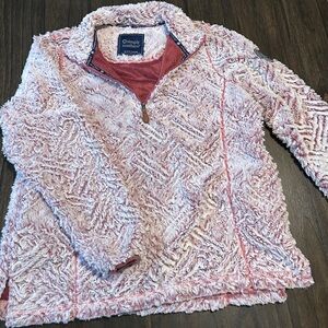 Simply Southern Pink Fleece Pullover